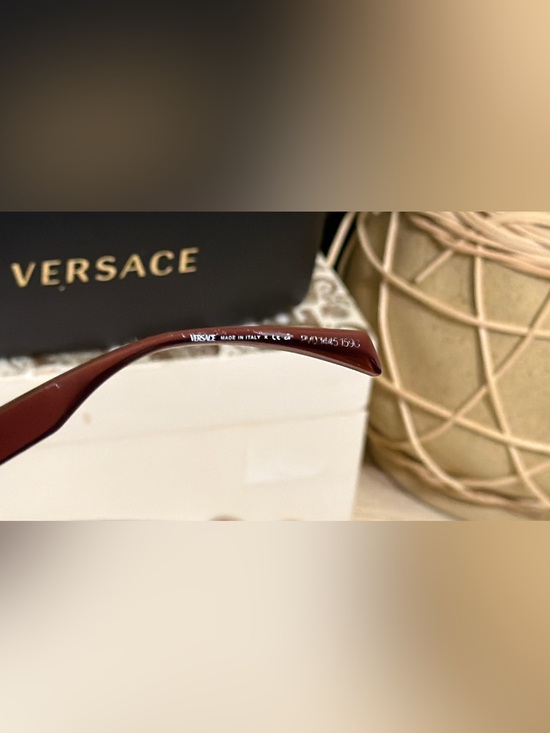 Versace OVE3344 Burgundy Crystal Medusa Eyeglass Frames 54-18-140 Italy main image 6